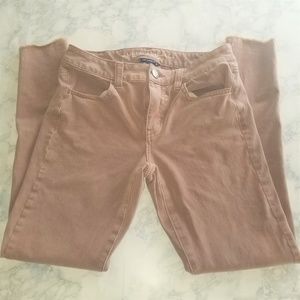 A&E Jegging - Mauve 360*Super Stretch Fringe Ankle